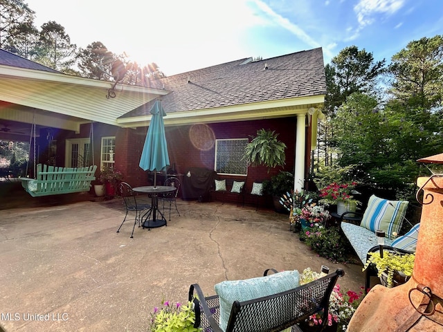 6520 Pleasant Grove Rd, Carthage, MS 39051 - view of patio featuring outdoor dining area