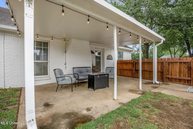 7101 Blue Grass Rd, Olive Branch, MS 38654 - view of patio with an outdoor living space