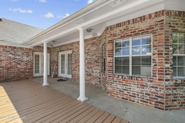 706 Danforth Dr, Madison, MS 39110 - deck with french doors