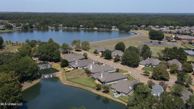 706 Danforth Dr, Madison, MS 39110 - aerial overview of property's location with a forest, a large body of water, and nearby suburban area