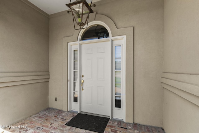 706 Danforth Dr, Madison, MS 39110 - entrance to property with stucco siding