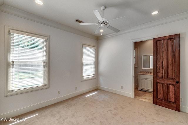 2024 E Northside Dr, Jackson, MS 39211 - spare room with plenty of natural light, visible vents, and light carpet