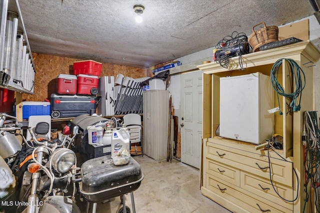 view of storage room
