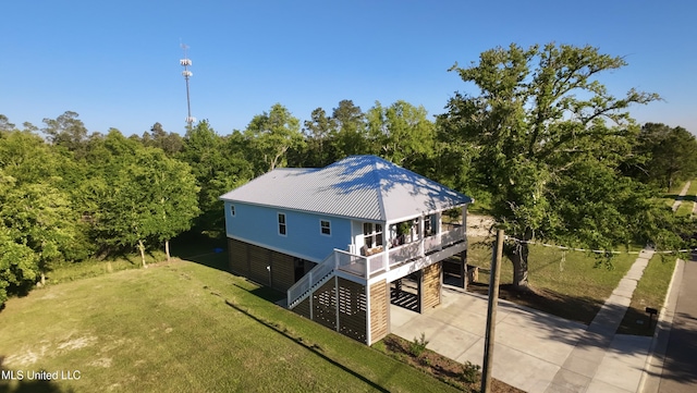 134 Markham Dr, Long Beach, MS 39560 - view from above of property