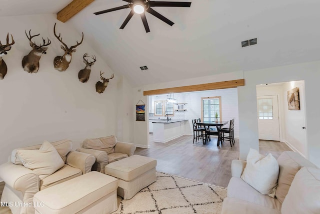 118 Dogwood Trl, Brandon, MS 39047 - living area featuring ceiling fan and wood finished floors