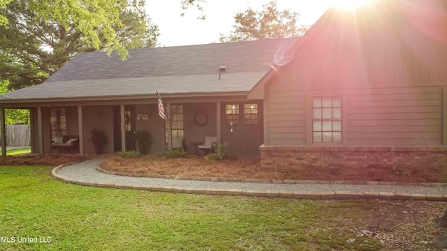118 Dogwood Trl, Brandon, MS 39047 - view of front of home featuring brick siding and a front lawn