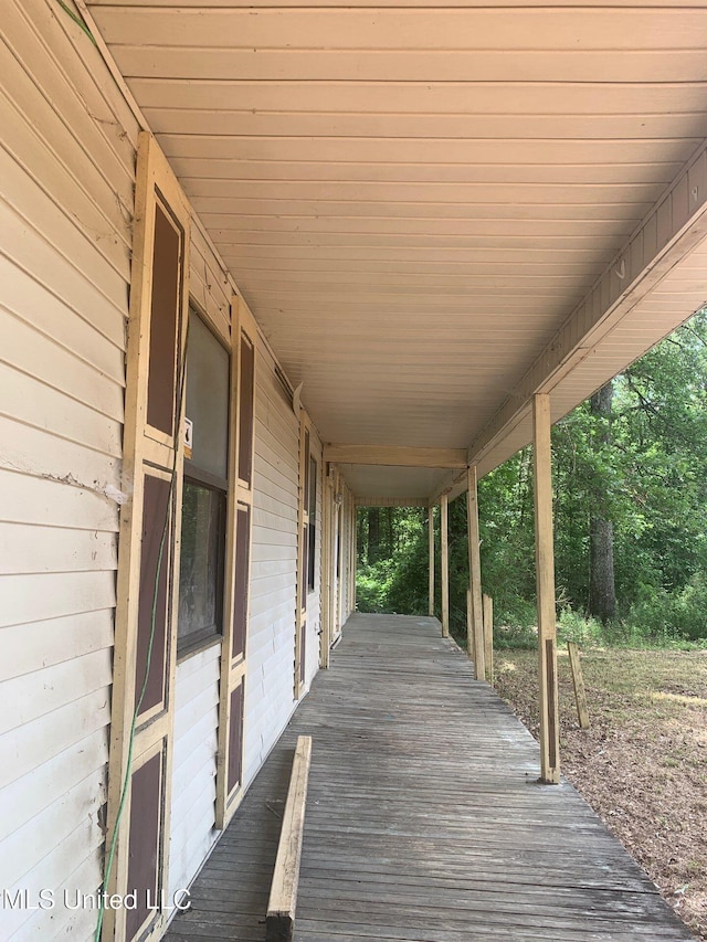 1356 Old River Rd, Harrisville, MS 39082 - view of wooden deck