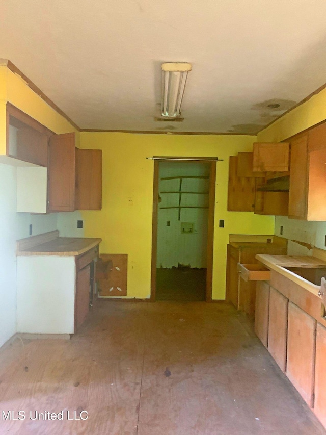 1356 Old River Rd, Harrisville, MS 39082 - kitchen with a sink and light countertops