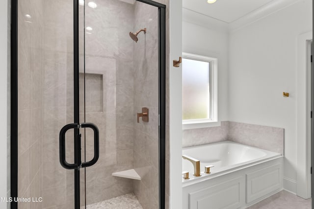 103 Hutto Ln, Madison, MS 39110 - bathroom with a bath and a stall shower