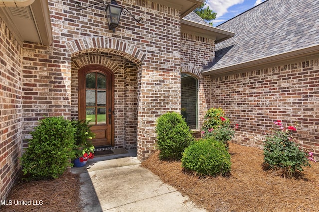 213 Wellington Way, Brandon, MS 39047 - entrance to property with brick siding and a shingled roof
