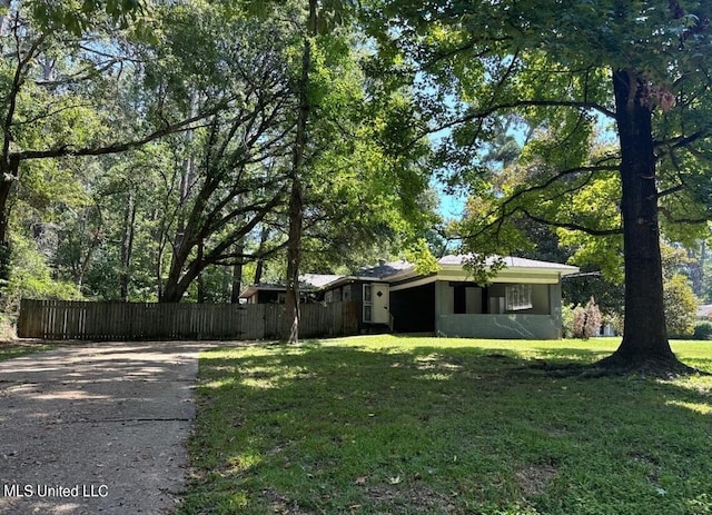 view of yard