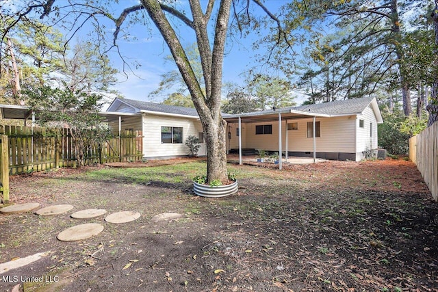 view of rear view of house