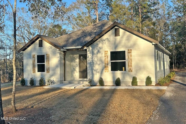 view of front of home