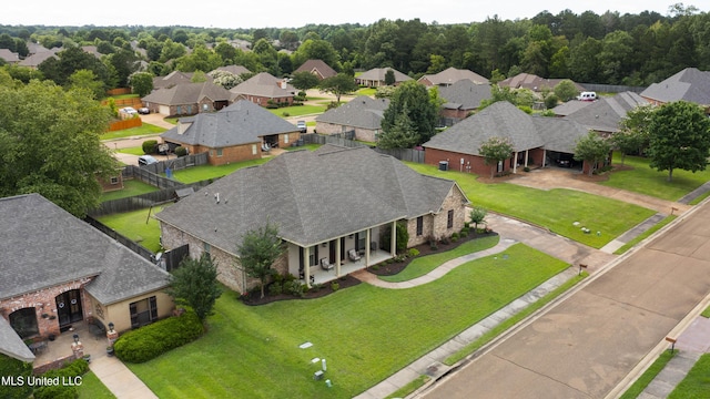 705 Brookwood Cir, Brandon, MS 39042 - aerial perspective of suburban area