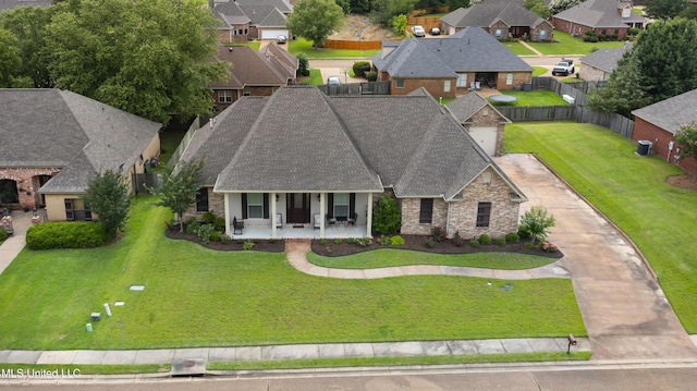 705 Brookwood Cir, Brandon, MS 39042 - aerial view of residential area