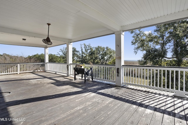 view of deck