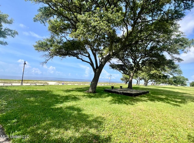 2112 Washington Ave Unit B, Pascagoula, MS 39567 - view of grassy yard featuring a water view