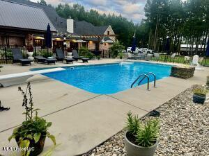 view of swimming pool with a diving board and a patio area