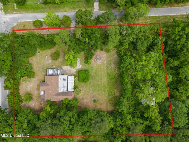 3008 Papania Ln, Gulfport, MS 39501 - aerial view of property's location with property boundaries highlighted