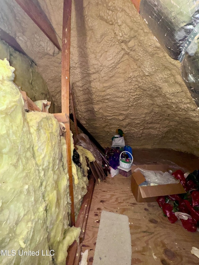 236 Sawbridge Dr, Ridgeland, MS 39157 - view of unfinished attic