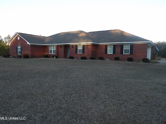 view of ranch-style house