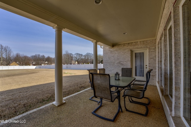 view of patio