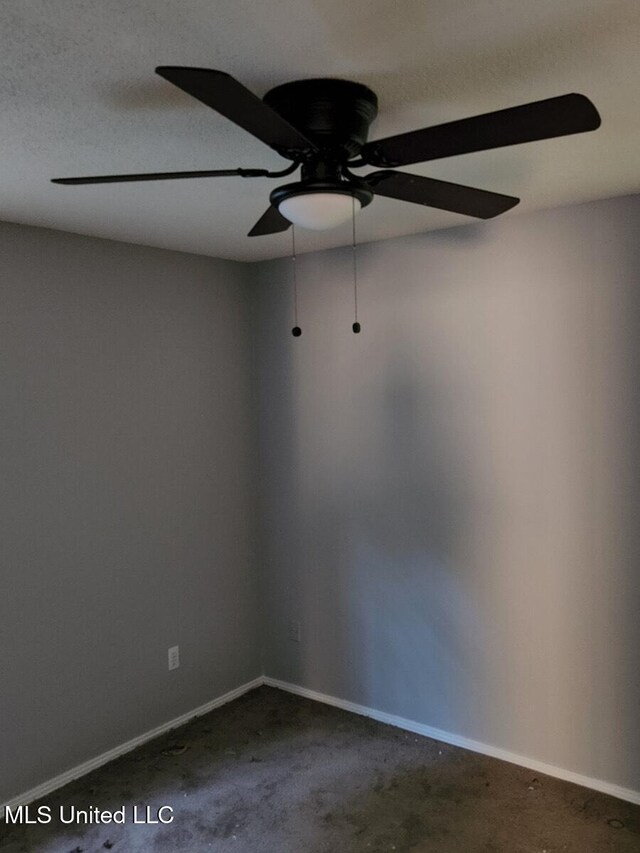 2067 Corry Rd, Memphis, TN 38106 - unfurnished room with ceiling fan and baseboards
