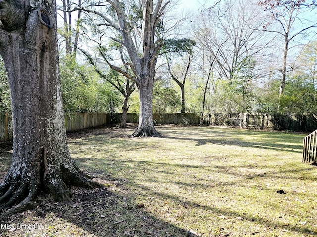 view of yard