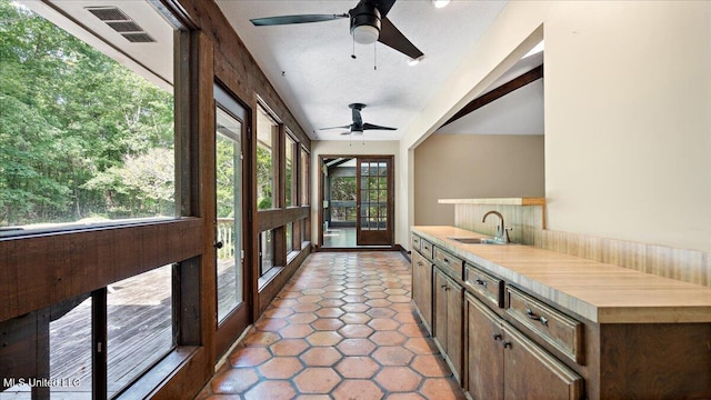 555 Rusk Dr, Brandon, MS 39047 - sunroom with a sink