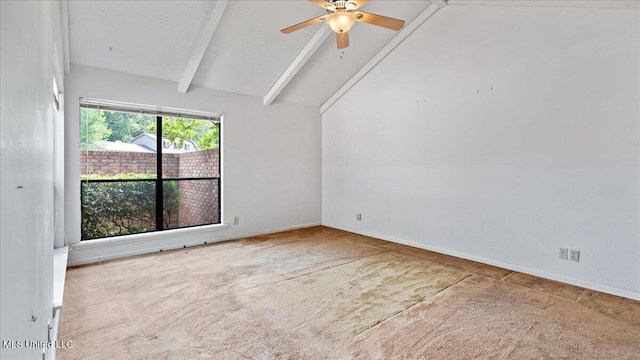 555 Rusk Dr, Brandon, MS 39047 - spare room with carpet and ceiling fan