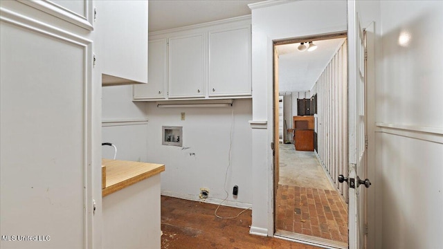 555 Rusk Dr, Brandon, MS 39047 - laundry area featuring hookup for a washing machine and cabinet space