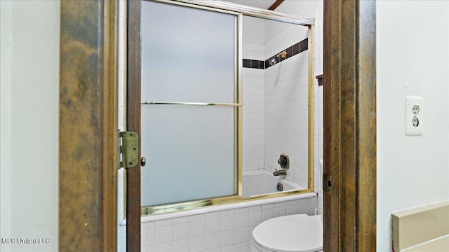 555 Rusk Dr, Brandon, MS 39047 - full bath featuring toilet and tiled shower / bath
