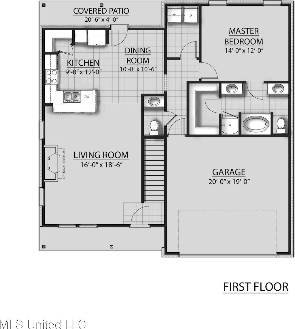 15364 Percy St, Gulfport, MS 39503 - room layout