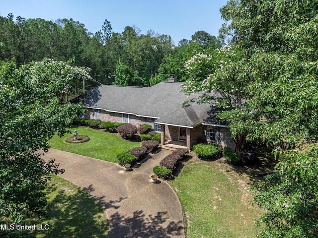 354 Lakeway Dr, Brandon, MS 39047 - view from above of property