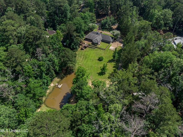 354 Lakeway Dr, Brandon, MS 39047 - aerial view of property and surrounding area featuring a forest