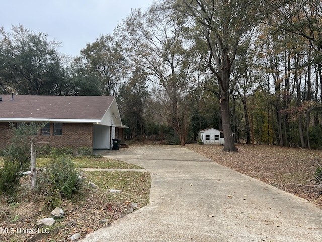 view of property exterior