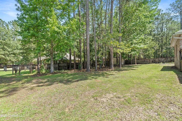 view of yard