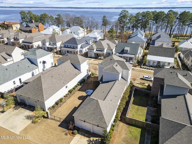 birds eye view of property featuring a residential view