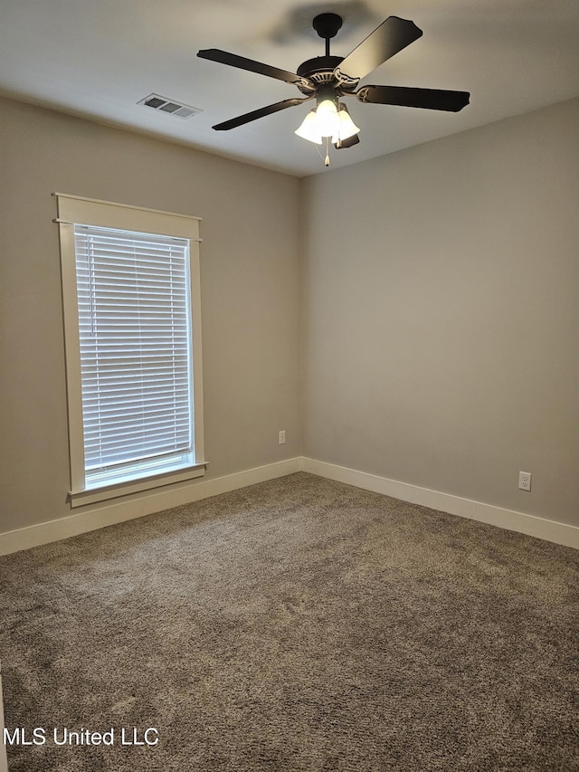 3545 Bailey Ln, Southaven, MS 38672 - carpeted empty room featuring a ceiling fan and baseboards