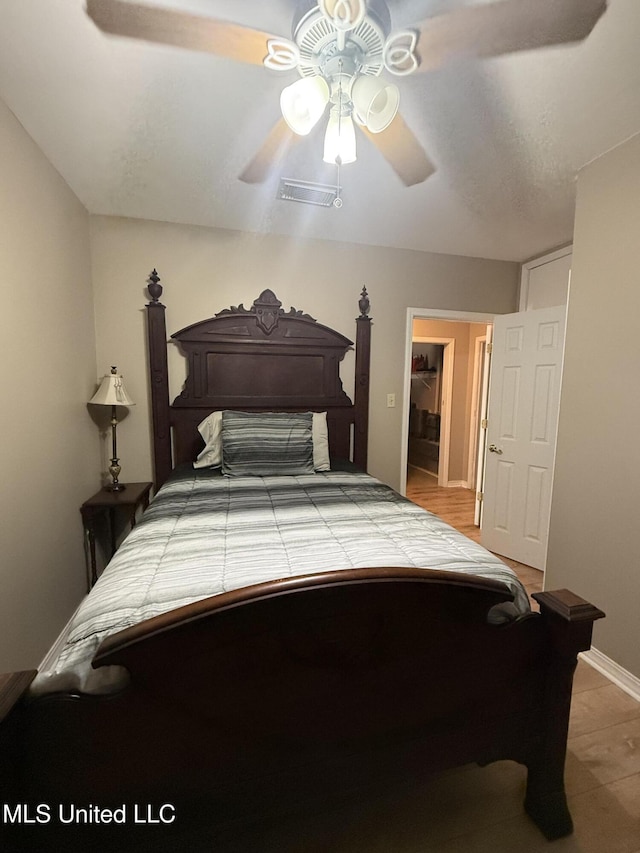 518 Main St, Natchez, MS 39120 - bedroom with ceiling fan and baseboards