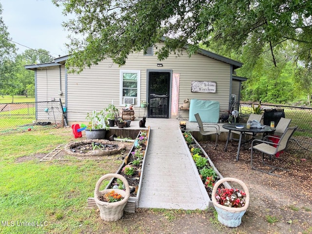 501 Liberty Church Rd, Nettleton, MS 38858 - back of house with a garden