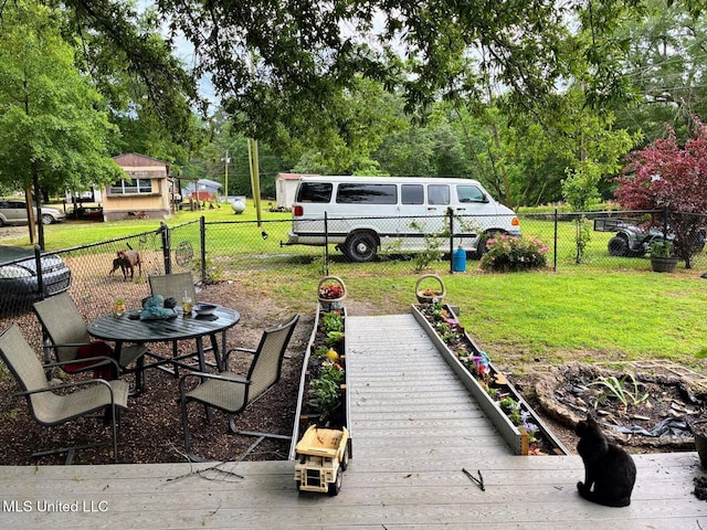 501 Liberty Church Rd, Nettleton, MS 38858 - dock with view of wooded area
