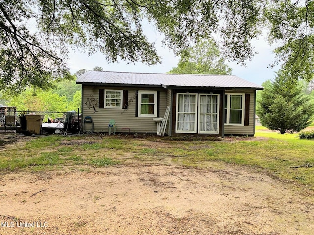 501 Liberty Church Rd, Nettleton, MS 38858 - view of front of house featuring metal roof