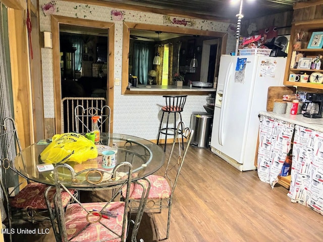 501 Liberty Church Rd, Nettleton, MS 38858 - dining room featuring wood finished floors