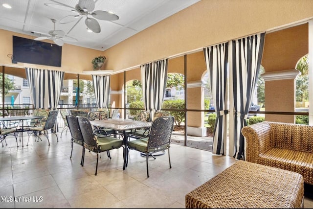 2252 Beach Dr Unit 305, Gulfport, MS 39507 - sunroom / solarium featuring plenty of natural light