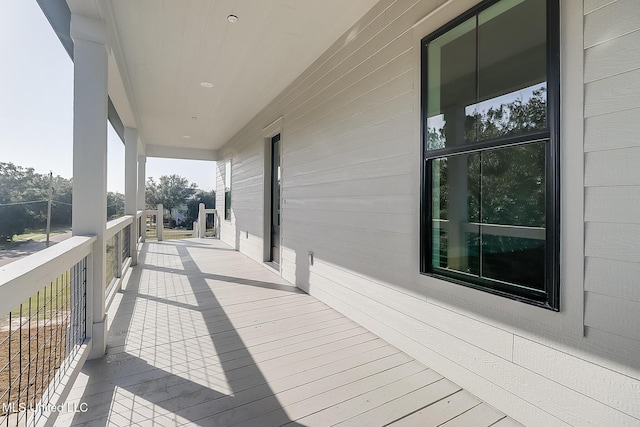 view of deck