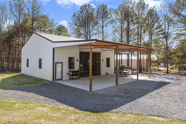 view of outbuilding