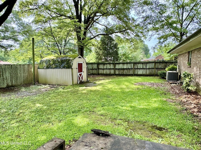 305 N Heard St, Senatobia, MS 38668 - fenced backyard with a storage unit