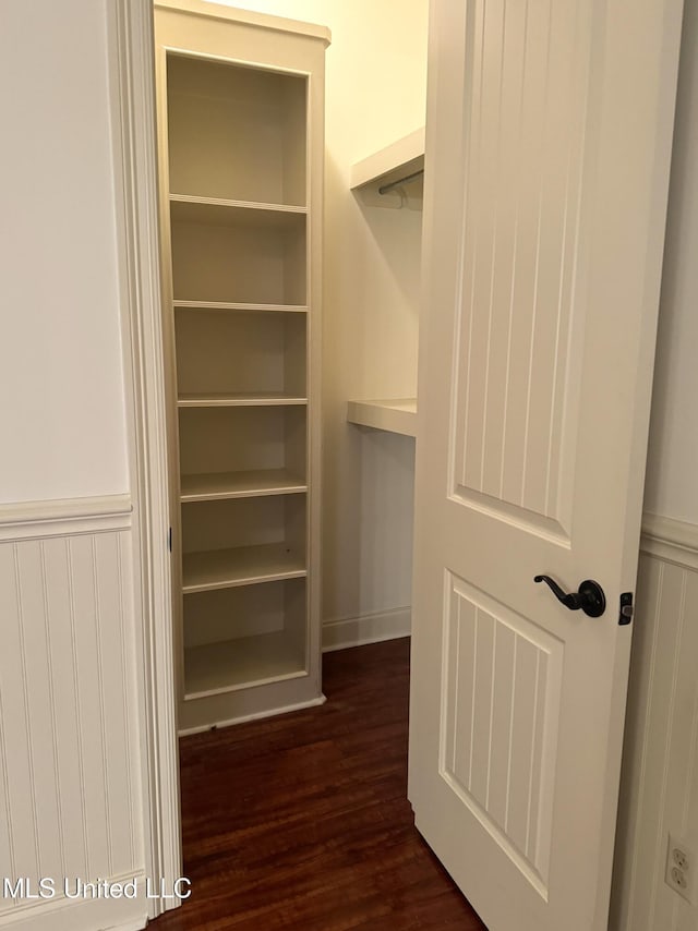 view of closet