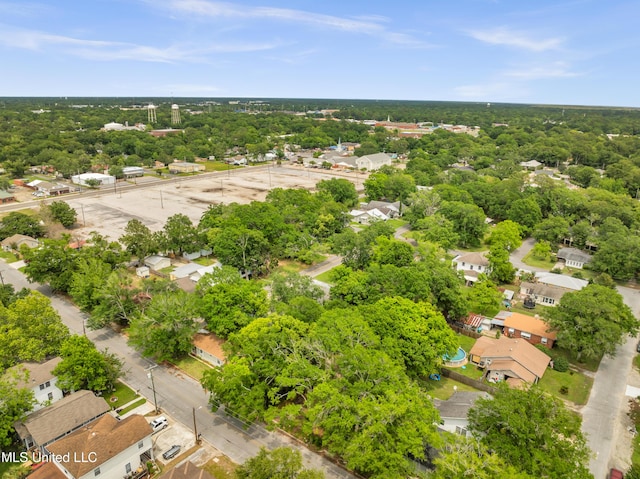 aerial view of residential area